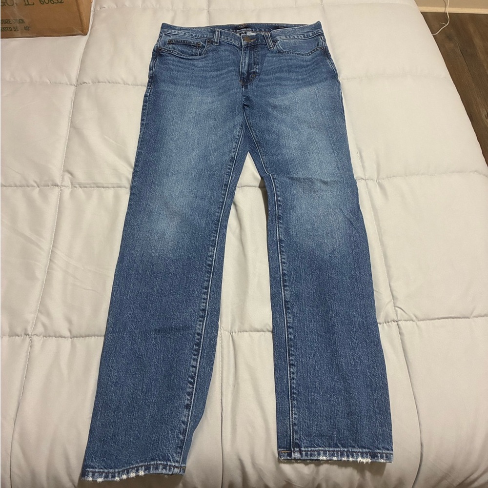 J. Crew Men's Straight Blue Jeans